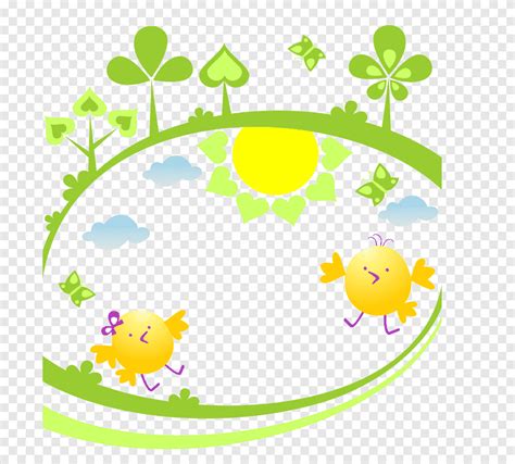 Easter, Cute background s, border, leaf png | PNGEgg