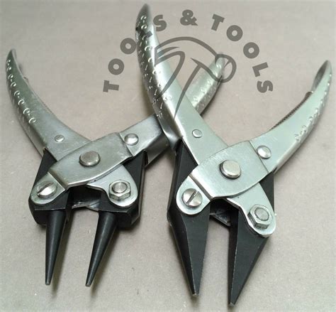 2 Piece Set Parallel Action Round Nose & Chain Nose Pliers Jewelry Wires Crafts - Tools N Tools UK