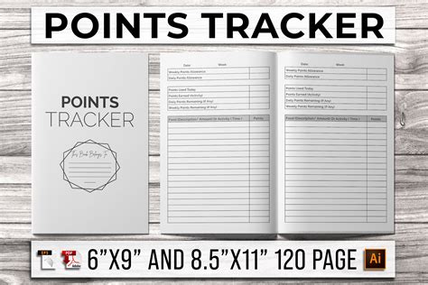 Points Tracker - KDP Interior Graphic by Zarin Studio · Creative Fabrica