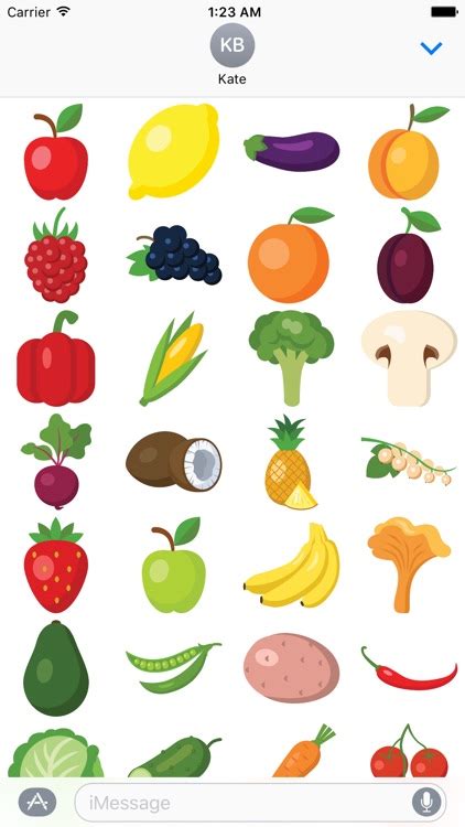 Fruits and Veggies for Stickers by Appgrammers LLC