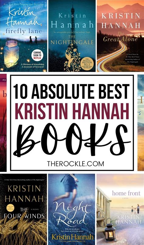 10 Best Kristin Hannah Books That are a Must-Read | THE ROCKLE in 2024 | Books, Book club books ...