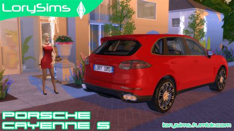 Porsche Cayenne S by LorySims | Sims 4, Sims, Sims 4 update