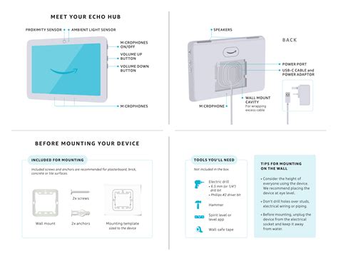 Echo Hub | Smart Home Control Panel with Alexa | Amazon Devices ...