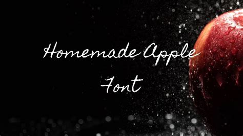 Homemade Apple Font Free Download