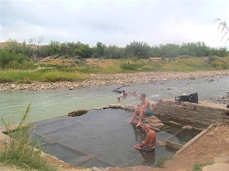 Big Bend Rio Grande hot springs in west Texas