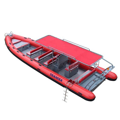 Rib Inflatable Boat Factory 7.6m Aluminum Inflatable Boat for Water ...