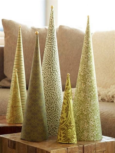 DIY Cone Christmas Trees • The Budget Decorator