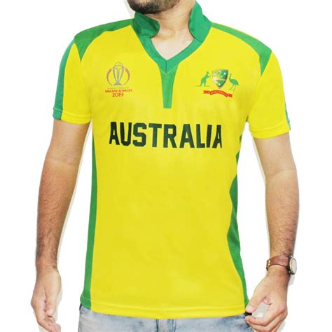 Buy Australia Jersey Cricket 2019 (X-Large) Yellow at Amazon.in