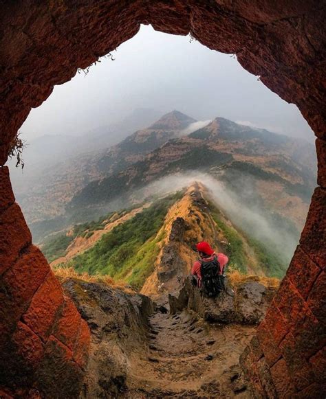 HARIHAR FORT Unplanned, Beautiful Places To Travel, Movie Scenes, Trek, Fort, Nature Photography ...