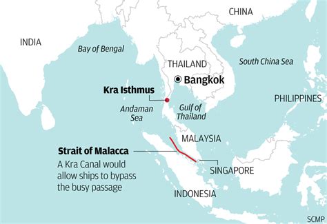 Thailand pitches US$28 billion shipping lane that bypasses Malacca Strait: ‘cheaper, faster ...