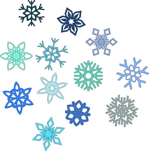 Free Colorful Snowflake Cliparts, Download Free Colorful Snowflake ...