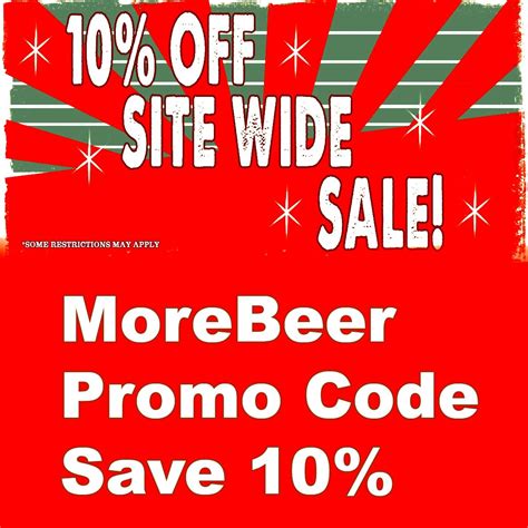 MoreBeer.com Promo Code – Save 10% Site Wide At More Beer With Promo Code - Home Brewing Coupons