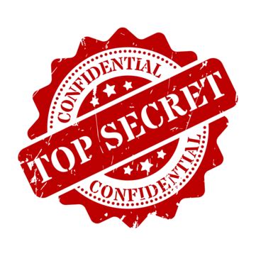 Confidential Top Secret Stamp In Red Color Vector, Stamp, Confidential Top Secret Stamps, Sign ...