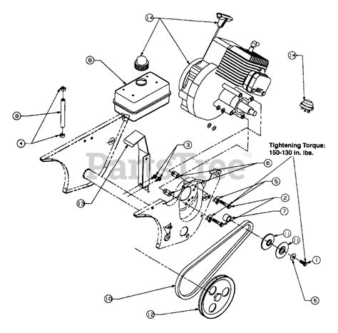 Yard Machines 140 (31A-140-000) - Yard Machines Snow Thrower (2000 ...