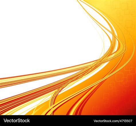 Abstract curved lines background template Vector Image