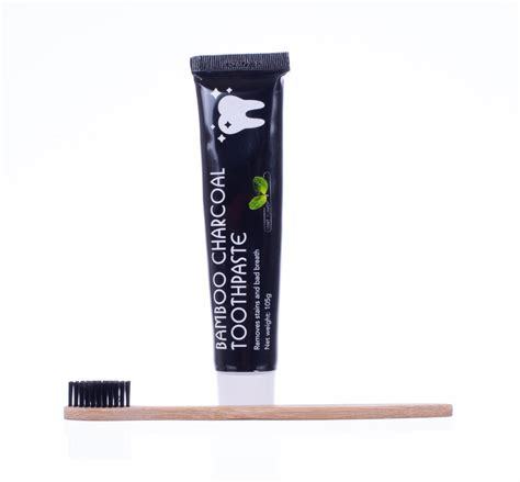 Bamboo Charcoal Toothpaste with Bamboo Toothbrush – Whitewithstyle