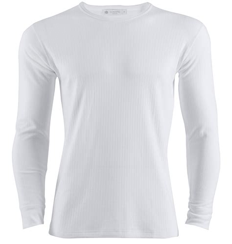 Sunspel Long Sleeve Thermal T Shirt in White for Men | Lyst