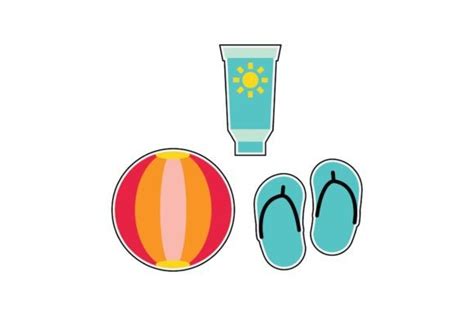 Beach Icon Set Graphic by hisatastudio · Creative Fabrica