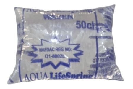 Aqua Lifespring Sachet water 50cl - Aqua Lifespring Water