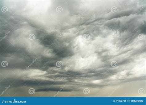 Dramatic storm clouds stock photo. Image of stormy, cloudscape - 71892766