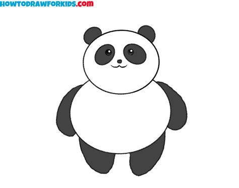 Panda Bear Drawings For Kids