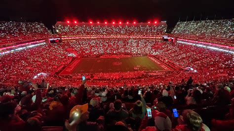 Night Panorama Bryant-Denny Stadium Photograph by Kenny Glover - Pixels