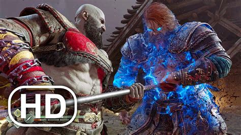 Kratos Vs Thor Fight Scene 4K - God Of War Ragnarok - YouTube