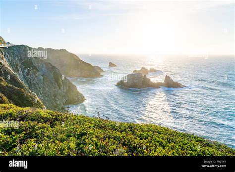 Beautiful view of Big Sur cliffside along highway one in California Stock Photo - Alamy