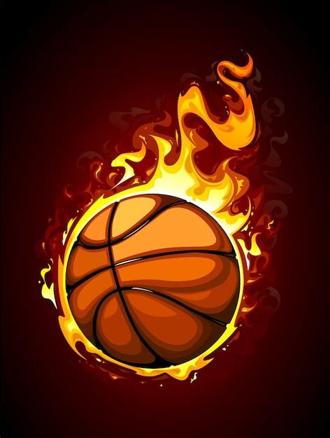 Basketball with flames Vectors & Illustrations for Free Download | Freepik