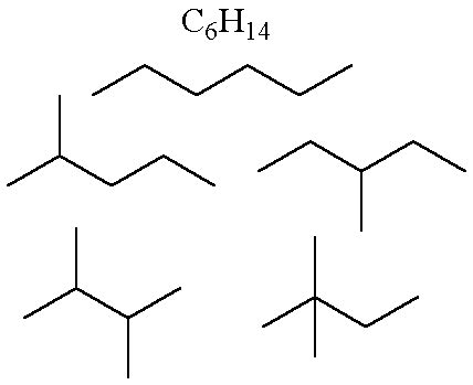 What do the skeletal structures of C6H12 look like? | Socratic