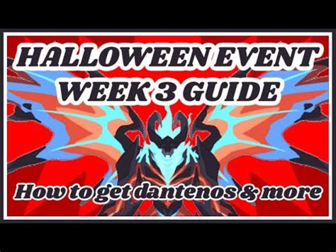 [CoS] 2023 HALLOWEEN EVENT W3 GUIDE (How to get Dantenos &more) | Creatures of Sonaria - YouTube