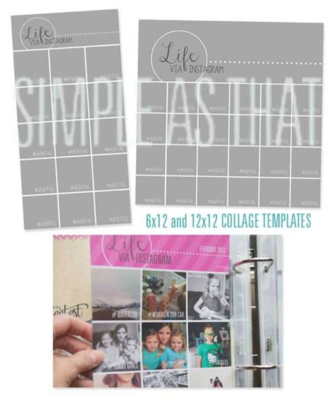 Instagram Collage Templates - Print / Printables | Luvly