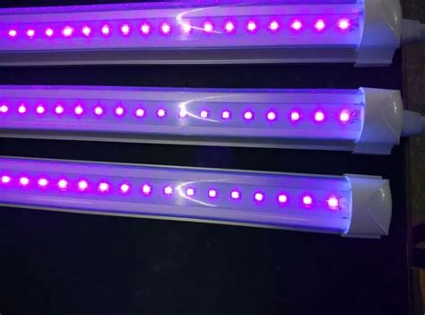 365nm 395nm Uv Light T8 Light 4ft Purple Uv Lamp 85-265v Integrated Led Uv Tube Light - Buy Uv ...