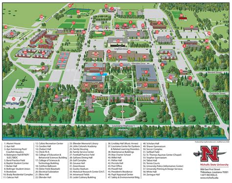 Map - Nicholls State University