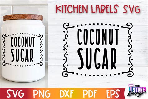 Kitchen Label SVG | Kitchen Decoration Graphic by The T Store Design ...