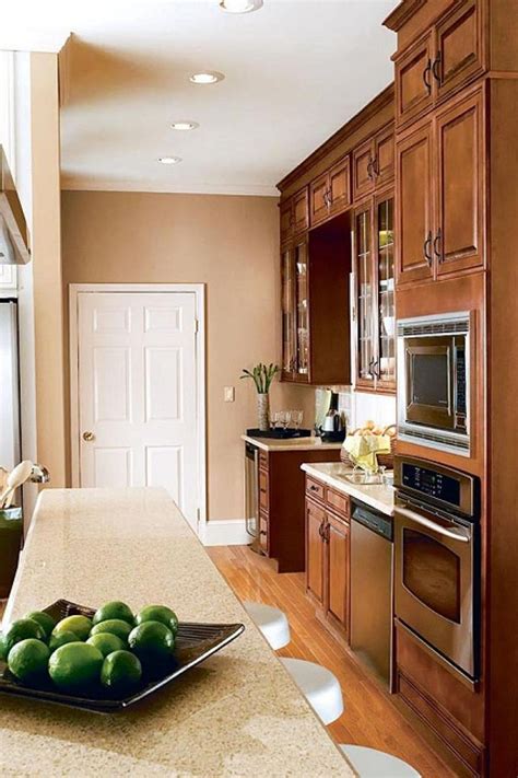 Paint Colors for Kitchens with Dark Brown Cabinets - Cheap Kitchen island Ideas Check more at ...