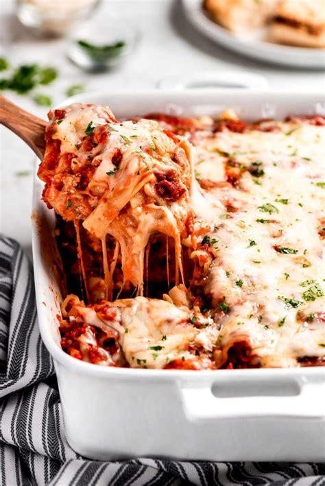 Easy Baked Ziti with Sweet Italian Sausage