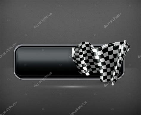 Racing banner flag, vector — Stock Vector © natis76 #19320973