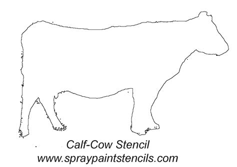 Cow Stencil Printable