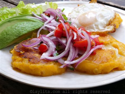 Llapingachos or Ecuadorian stuffed potato patties - Laylita's Recipes