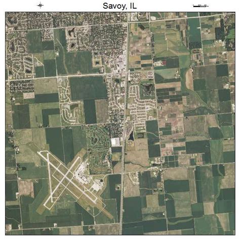 Aerial Photography Map of Savoy, IL Illinois