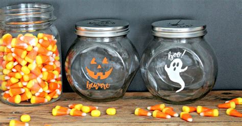 Upcycled Dollar Tree DIY Halloween Glass Jars - Knick of Time