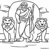 Daniel In The Lions Den Coloring Page  Pagescom sketch template