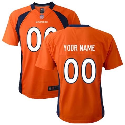 Nike Denver Broncos Infant Customized Game Team Color Jersey