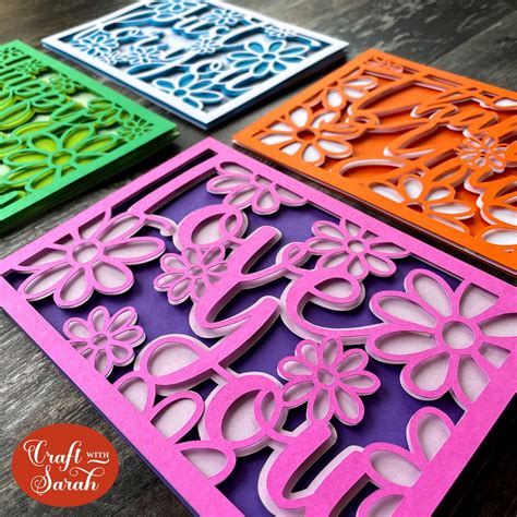 How to make 3d layered greetings cards with your cricut – Artofit