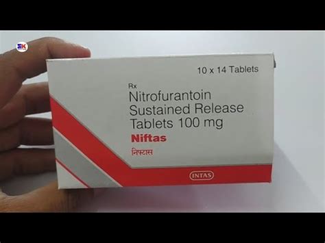 Niftas 100mg Tablet | Nitrofurantoin Tablet | Niftas Tablet | Niftas Tablet 100mg Use Benefit ...