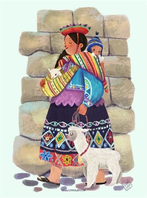 Peruvian – Lenny Wen | Peruvian art, Scandinavian folk art ...