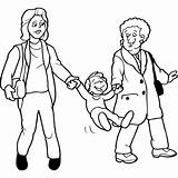 ACTIVITATI PRESCOLARI Familia  Fise De Colorat Gradinita Family sketch template