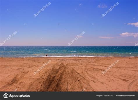 Beach. Beautiful summer view. — Stock Photo © katerina7chuya #155184702