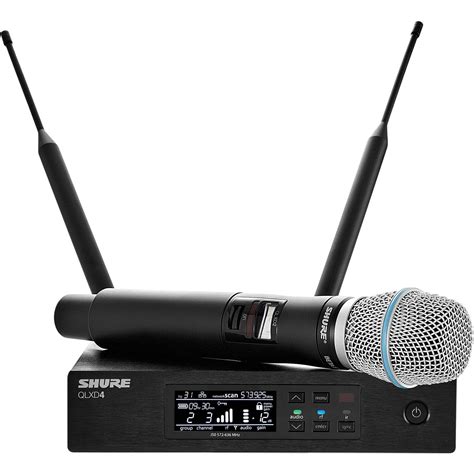 Shure QLXD24/B87A Handheld Wireless Microphone QLXD24/B87A-G50